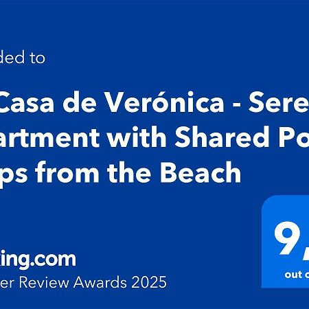 La Casa De Veronica - Serene Apartment With Shared Pool, Steps From The Beach トレビエハ エクステリア 写真